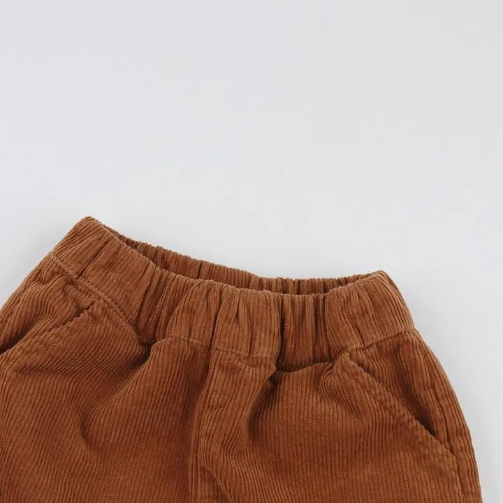 O Wen - Korean Children Fashion - #childofig - Corduroy Brushed Pants - 9