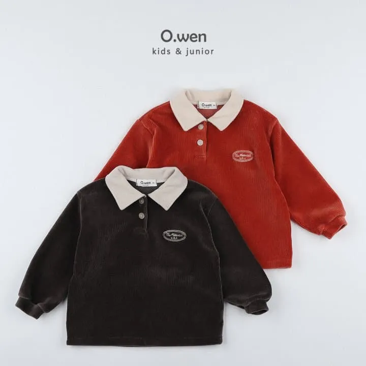 O Wen - Korean Children Fashion - #childofig - Veloa Ribbed Collar Tee - 8