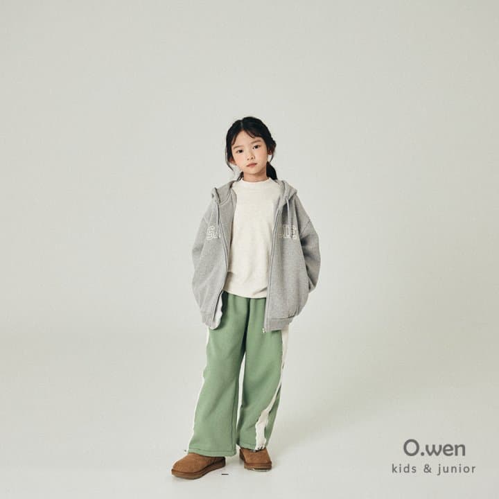 O Wen - Korean Children Fashion - #childofig - Strap Brushed Coloring Pants - 6