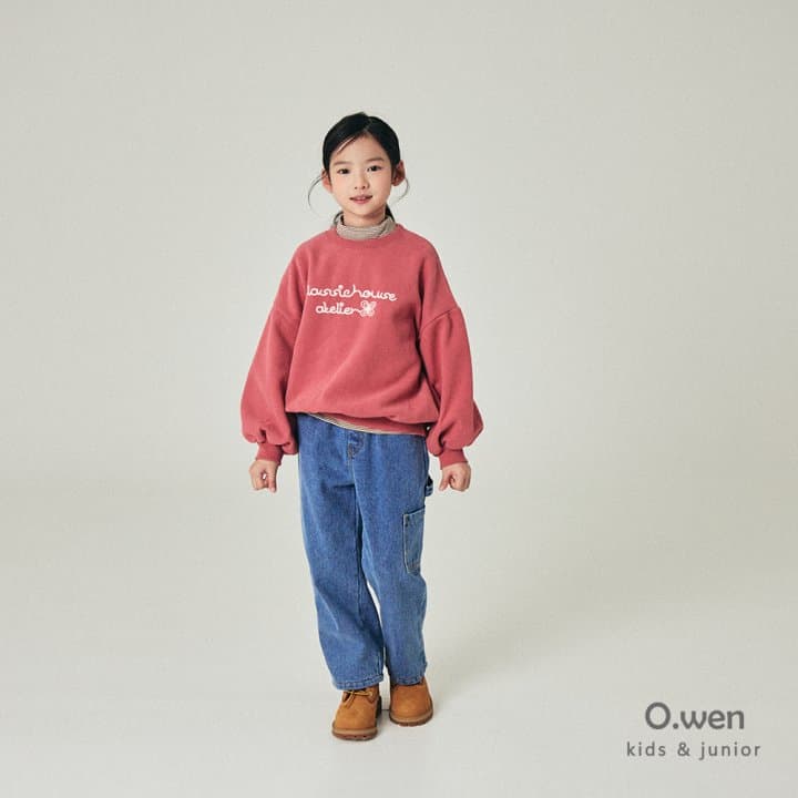 O Wen - Korean Children Fashion - #childofig - Atelier Balloon Brushed Sweatshirt - 2