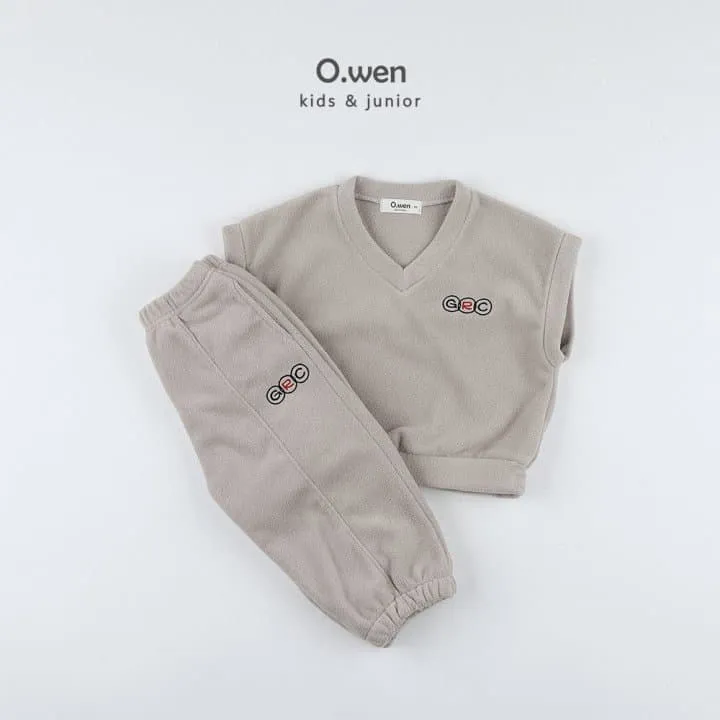 O Wen - Korean Children Fashion - #childofig - Super Fleece Pintuck Jogger Pants - 9