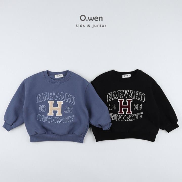 O Wen - Korean Children Fashion - #childofig - Harvard Brushed Sweatshirt - 8