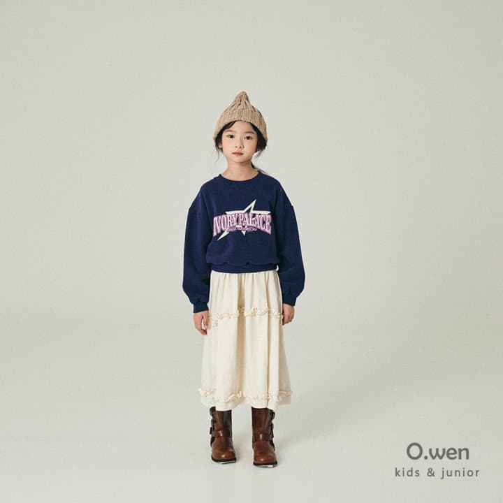 O Wen - Korean Children Fashion - #childrensboutique - Star Semi-crop Brushed Sweatshirt - 6