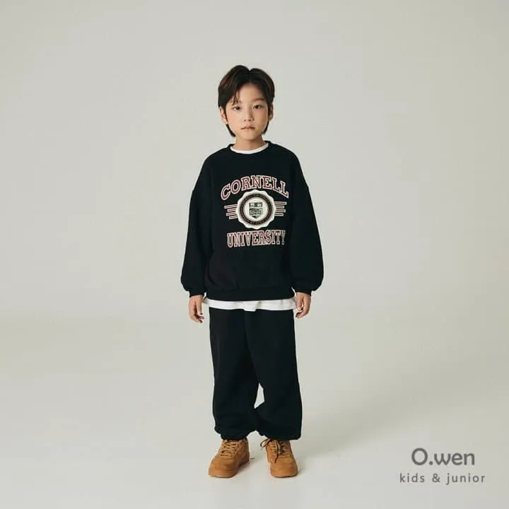 O Wen - Korean Children Fashion - #designkidswear - Corel Brushed Sweatshirt - 7