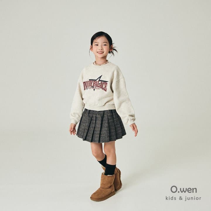 O Wen - Korean Children Fashion - #childrensboutique - Pleated Checked Skirt - 4