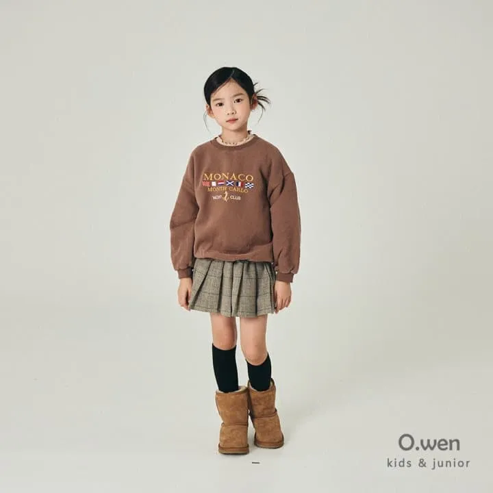 O Wen - Korean Children Fashion - #designkidswear - Monaco Brushed Sweatshirt (with Mom)