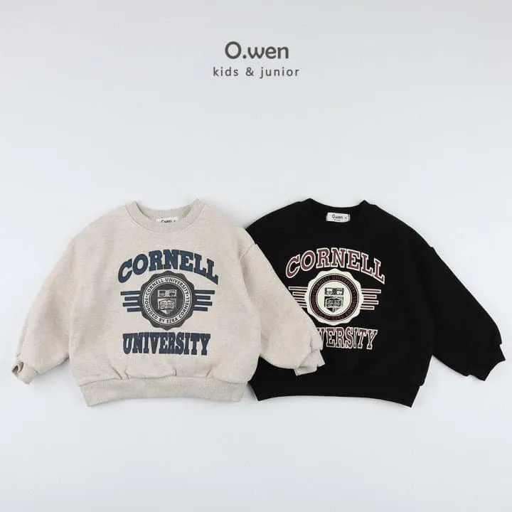 O Wen - Korean Children Fashion - #discoveringself - Corel Brushed Sweatshirt - 8