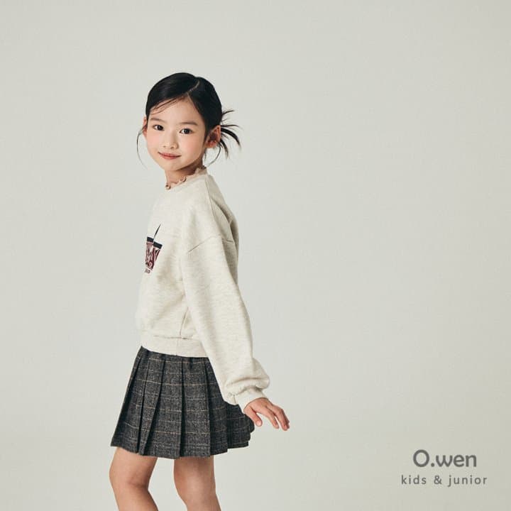 O Wen - Korean Children Fashion - #discoveringself - Pleated Checked Skirt - 5