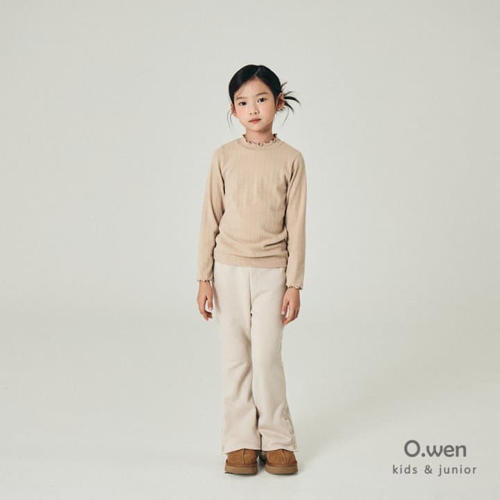 O Wen - Korean Children Fashion - #designkidswear - Double Tension Brushed Bootcut - 4