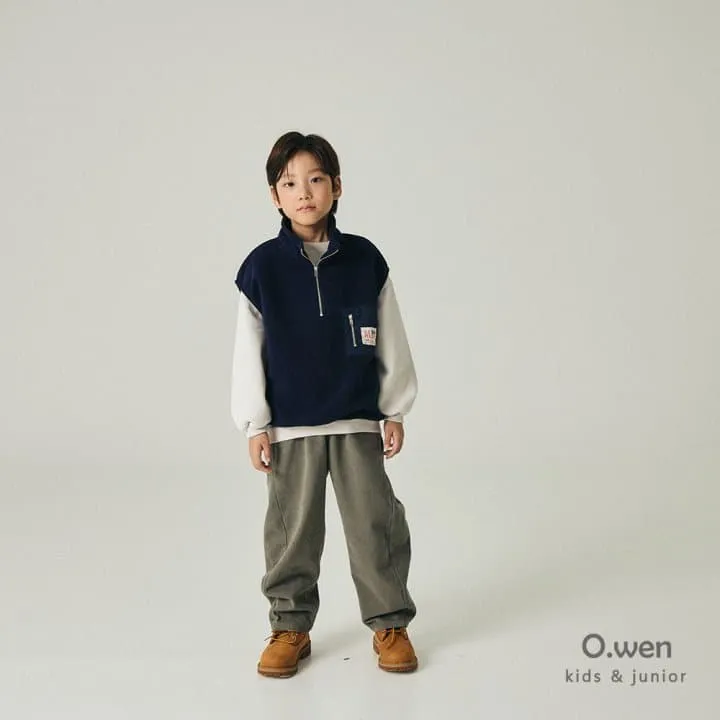 O Wen - Korean Children Fashion - #discoveringself - Dumble Fleece Anorak Vest