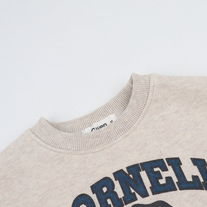 O Wen - Korean Children Fashion - #fashionkids - Corel Brushed Sweatshirt - 9