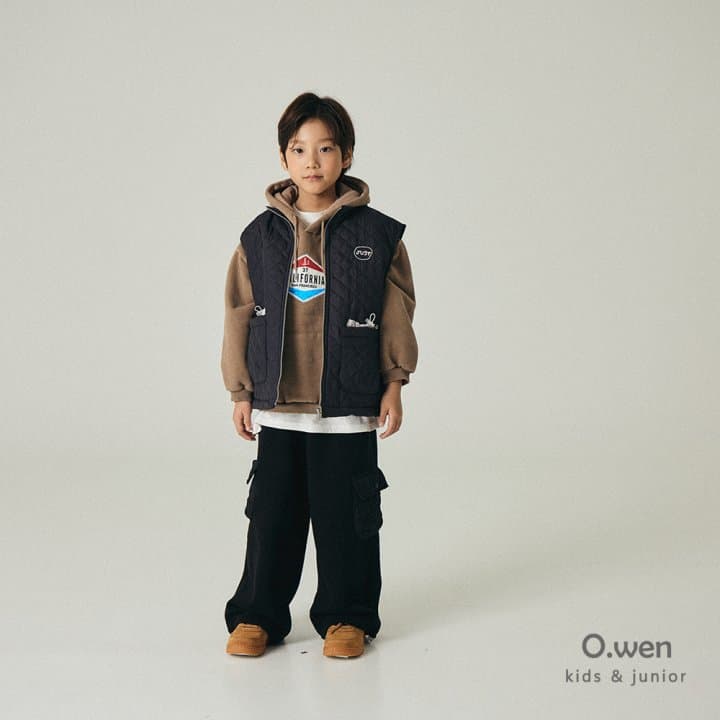 O Wen - Korean Children Fashion - #fashionkids - Pocket Quilted Vest - 2