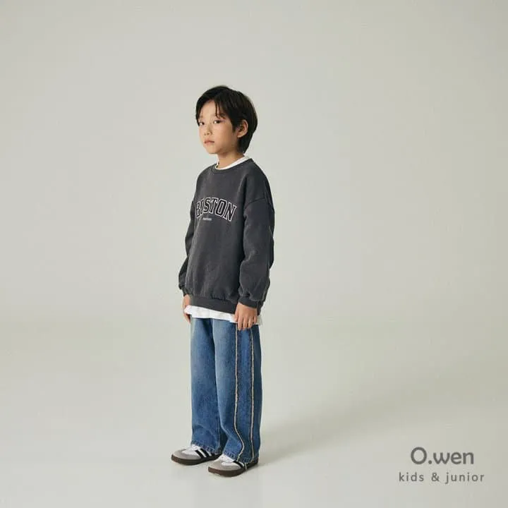 O Wen - Korean Children Fashion - #fashionkids - Boston Brushed Sweatshirt (with Mom) - 5