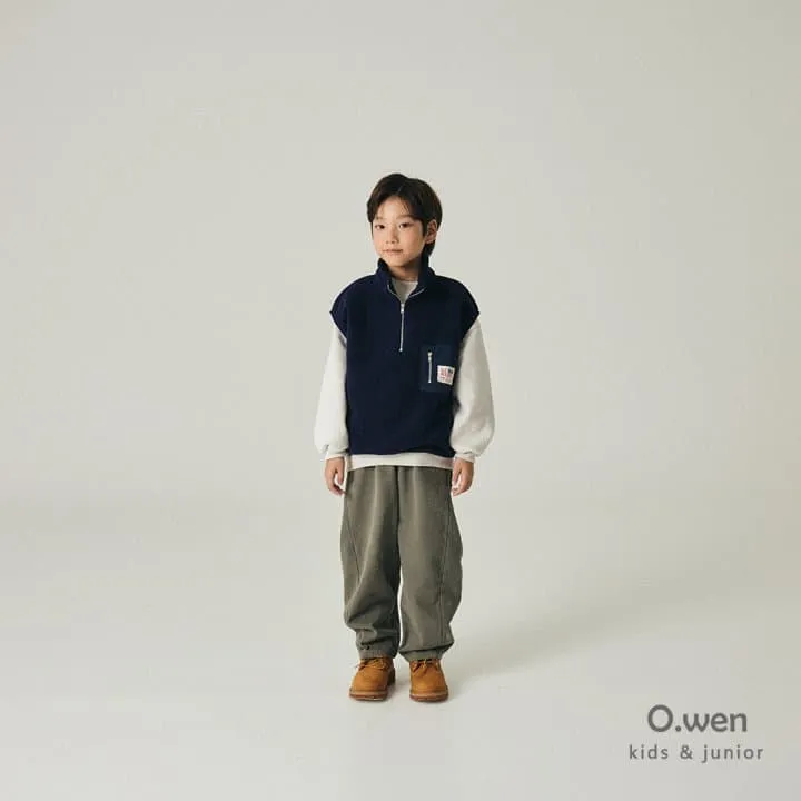 O Wen - Korean Children Fashion - #fashionkids - Dumble Fleece Anorak Vest - 2