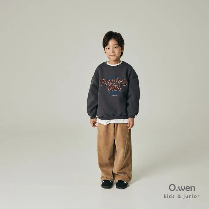 O Wen - Korean Children Fashion - #discoveringself - Rock and Roll Brushed Sweatshirt (with Mom) - 4