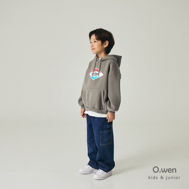 O Wen - Korean Children Fashion - #fashionkids - California Brushed Hoodie (with Mom) - 2