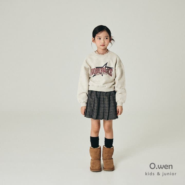 O Wen - Korean Children Fashion - #kidsshorts - Pleated Checked Skirt - 7