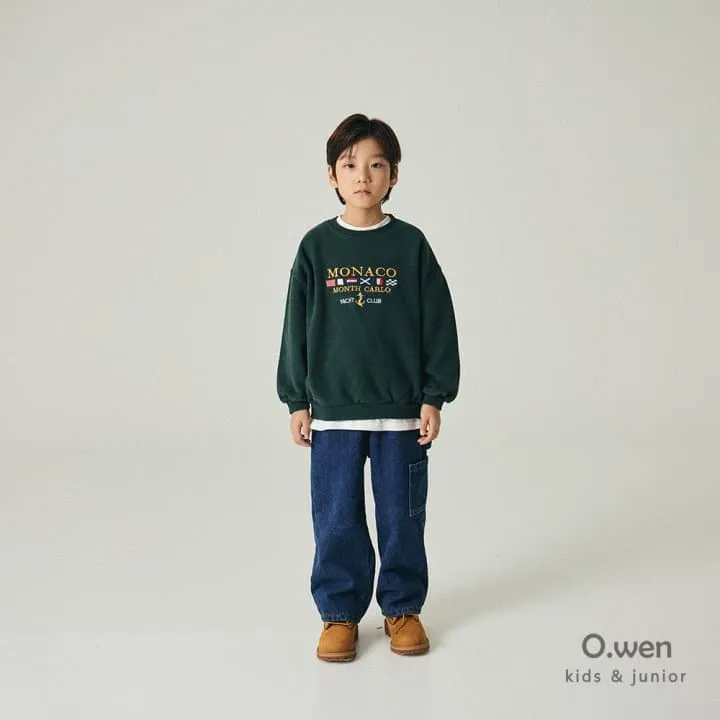 O Wen - Korean Children Fashion - #fashionkids - Monaco Brushed Sweatshirt (with Mom) - 4