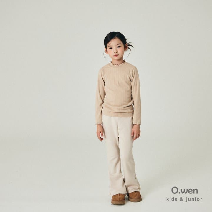 O Wen - Korean Children Fashion - #kidsstore - Double Tension Brushed Bootcut - 7