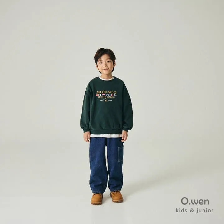 O Wen - Korean Children Fashion - #kidsstore - Monaco Brushed Sweatshirt (with Mom) - 5