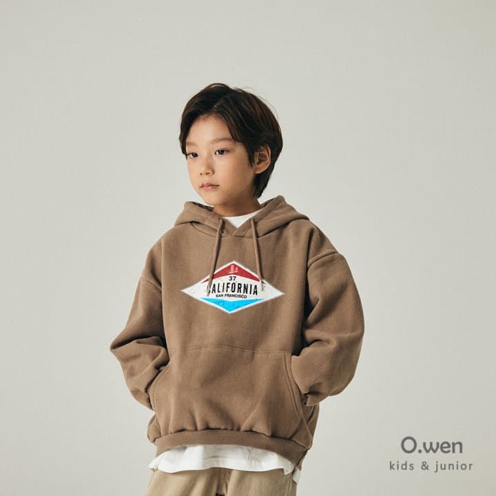 O Wen - Korean Children Fashion - #kidsshorts - California Brushed Hoodie (with Mom) - 4