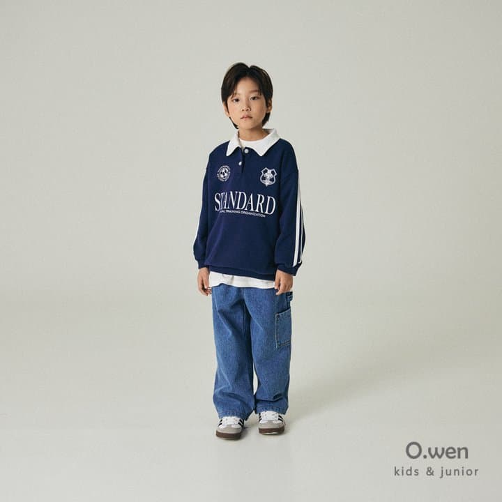 O Wen - Korean Children Fashion - #kidzfashiontrend - Standard Collar Brushed Sweatshirt - 6