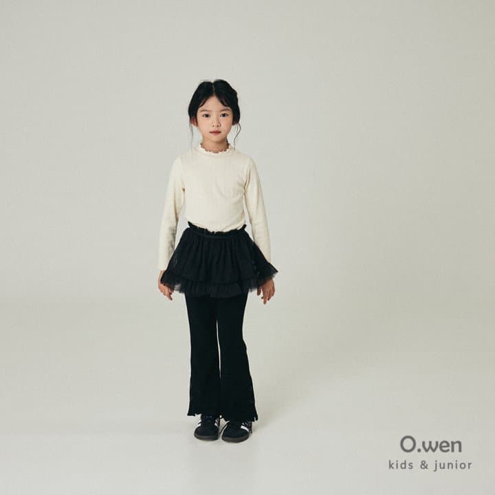 O Wen - Korean Children Fashion - #kidzfashiontrend - Layered Shirring Wrap Skirt - 7