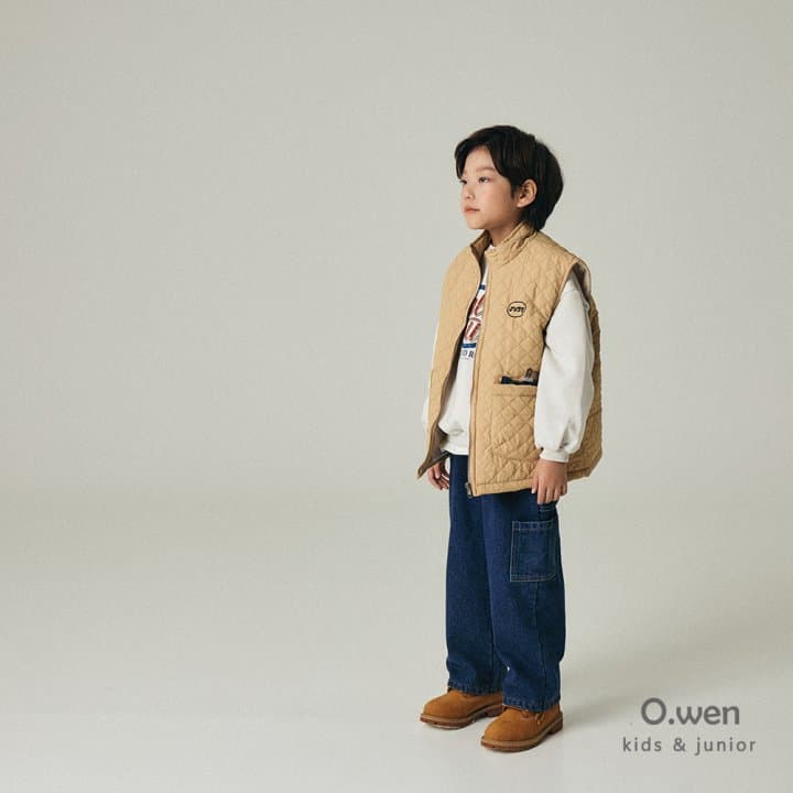 O Wen - Korean Children Fashion - #littlefashionista - Pocket Quilted Vest - 7