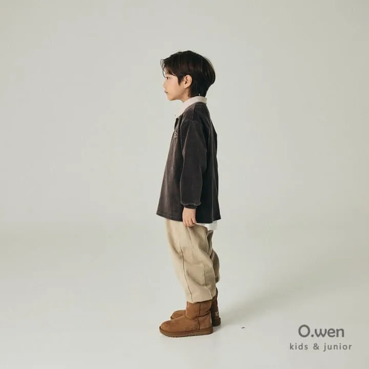 O Wen - Korean Children Fashion - #littlefashionista - Wide Cut Brushed Cotton Pants - 6