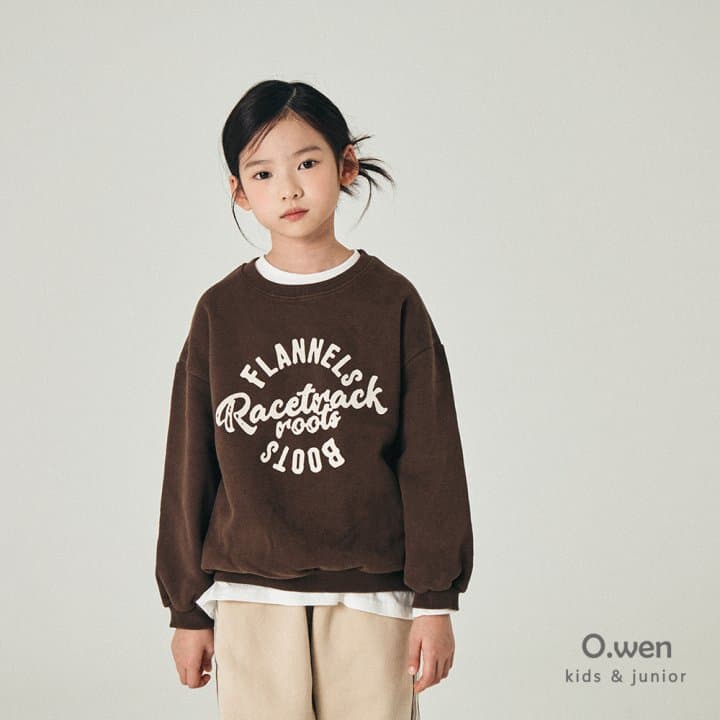 O Wen - Korean Children Fashion - #Kfashion4kids - Flannel Brushed Sweatshirt (with Mom) - 4