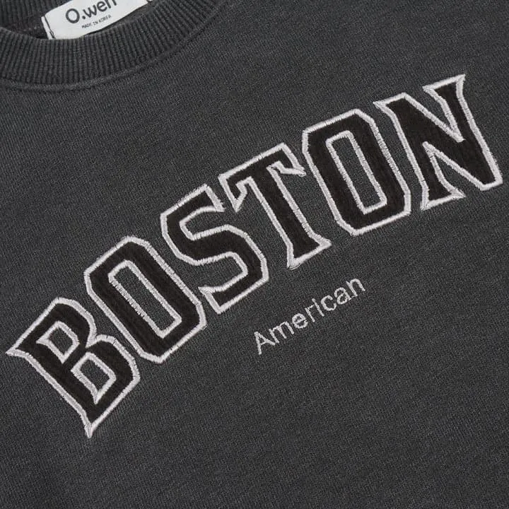 O Wen - Korean Children Fashion - #magicofchildhood - Boston Brushed Sweatshirt (with Mom) - 11