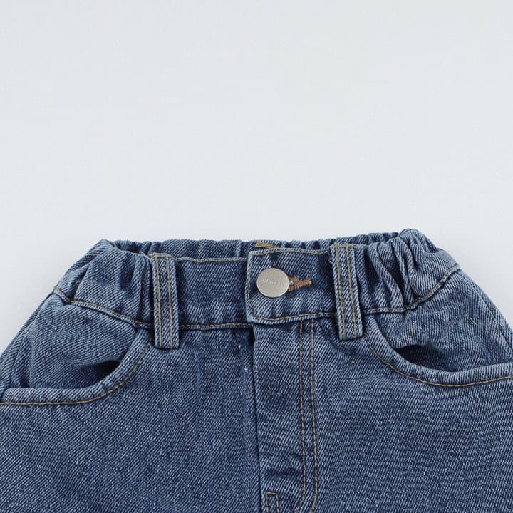 O Wen - Korean Children Fashion - #magicofchildhood - Biscuit Brushed Denim Pants - 10