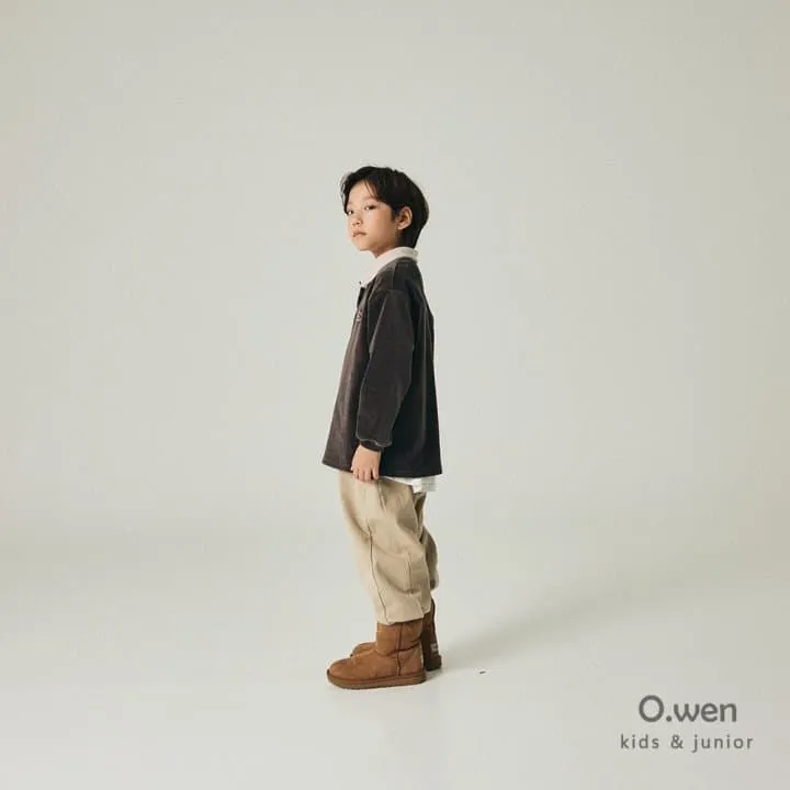 O Wen - Korean Children Fashion - #magicofchildhood - Wide Cut Brushed Cotton Pants - 7