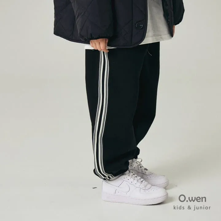 O Wen - Korean Children Fashion - #littlefashionista - Lascelle Brushed Jogger Pants - 4