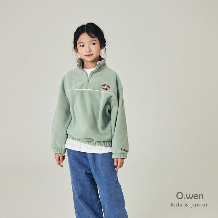 O Wen - Korean Children Fashion - #minifashionista - Soft Fleece Denim Pants