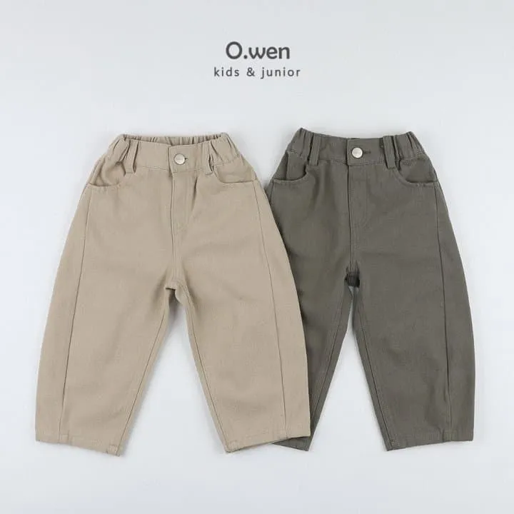 O Wen - Korean Children Fashion - #minifashionista - Wide Cut Brushed Cotton Pants - 8