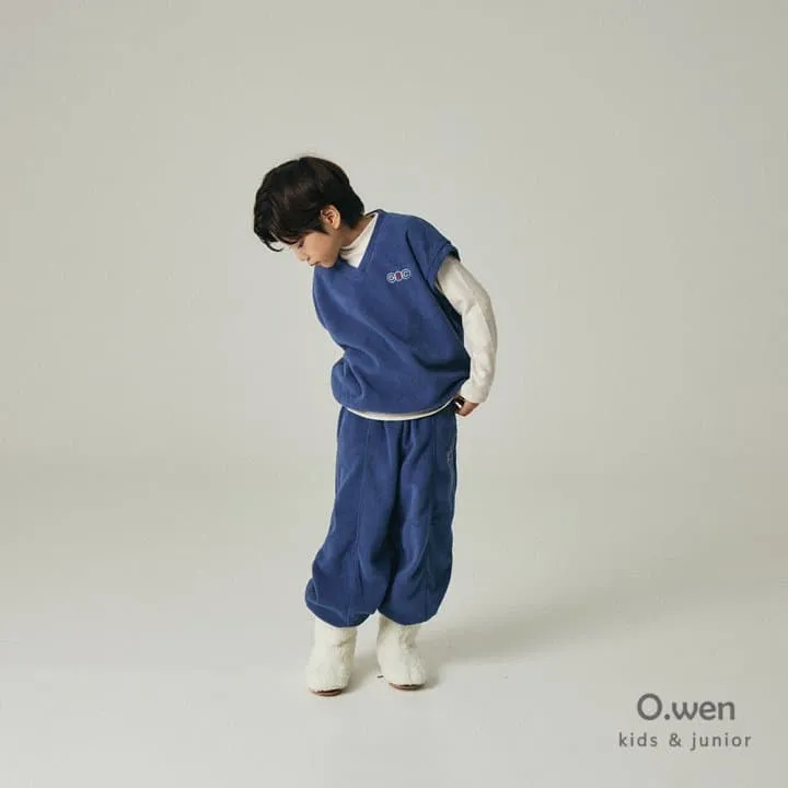 O Wen - Korean Children Fashion - #magicofchildhood - Super Fleece Pintuck Jogger Pants - 4