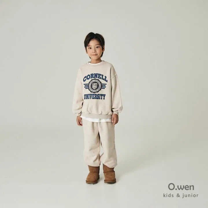 O Wen - Korean Children Fashion - #prettylittlegirls - Corel Brushed Sweatshirt