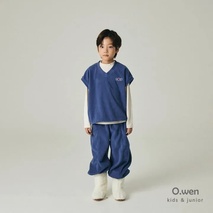 O Wen - Korean Children Fashion - #prettylittlegirls - Super Fleece Pintuck Jogger Pants - 5