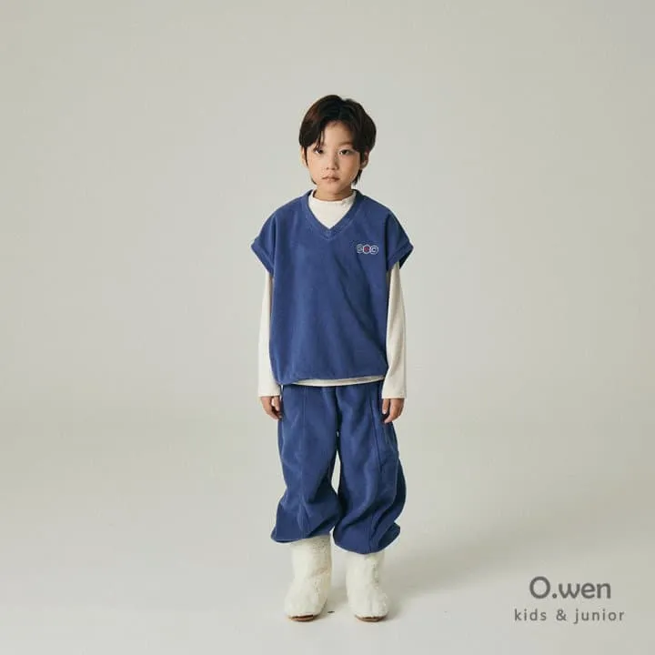 O Wen - Korean Children Fashion - #todddlerfashion - Super Fleece Pintuck Jogger Pants - 6