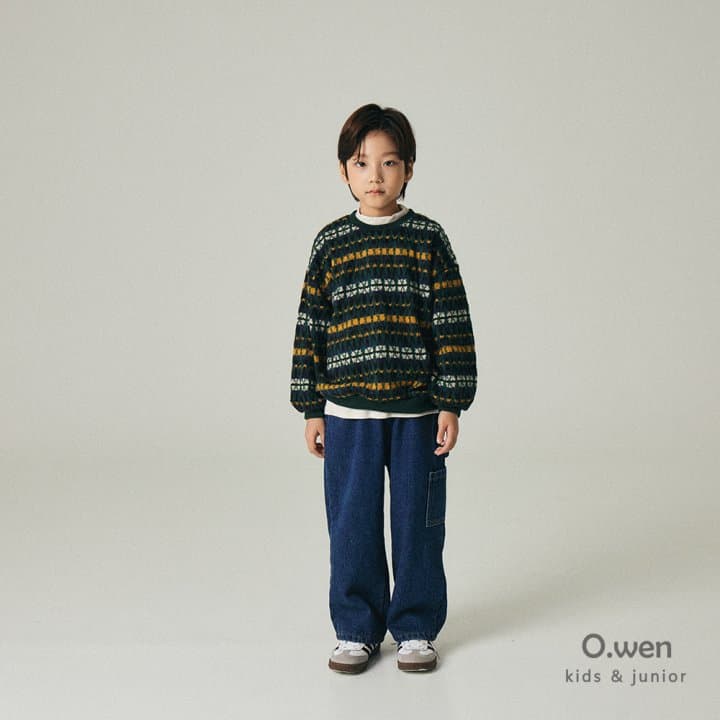 O Wen - Korean Children Fashion - #todddlerfashion - Argyle Jacquard Knit - 2