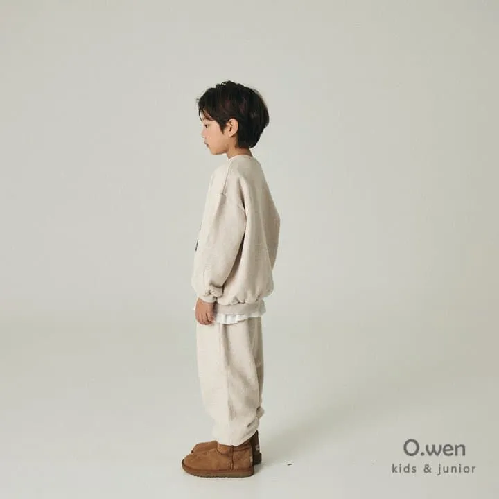 O Wen - Korean Children Fashion - #toddlerclothing - Corel Brushed Sweatshirt - 3