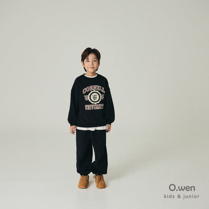 O Wen - Korean Children Fashion - #toddlerclothing - Corel Brushed Jogger Pants - 2