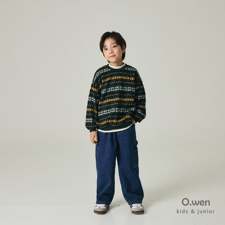 O Wen - Korean Children Fashion - #toddlerclothing - Argyle Jacquard Knit - 3