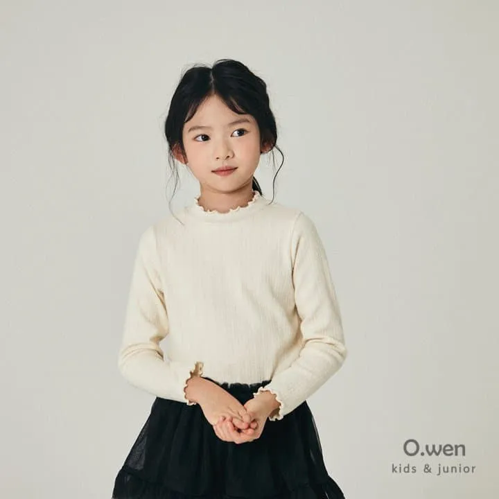 O Wen - Korean Children Fashion - #toddlerclothing - Flattering Fleece Mock Neck Tee - 2