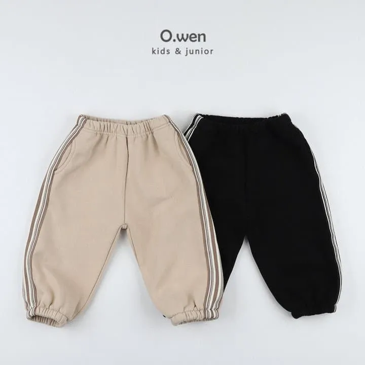 O Wen - Korean Children Fashion - #toddlerclothing - Lascelle Brushed Jogger Pants - 8