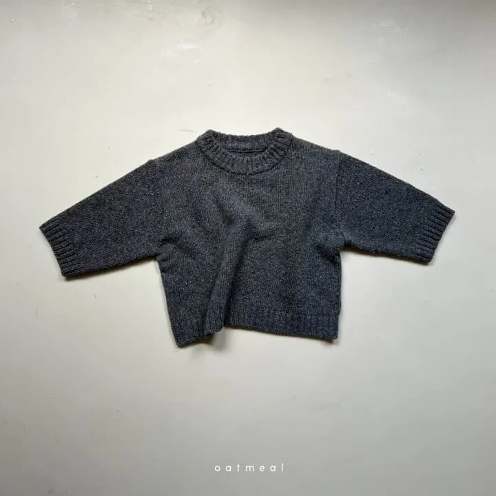 Oatmeal - Korean Children Fashion - #magicofchildhood - Seed Round Knit Sweater - 5