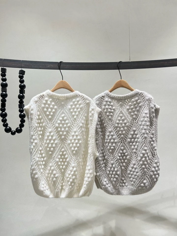 Ohao - Korean Women Fashion - #momslook - Pesto Knit Top - 2