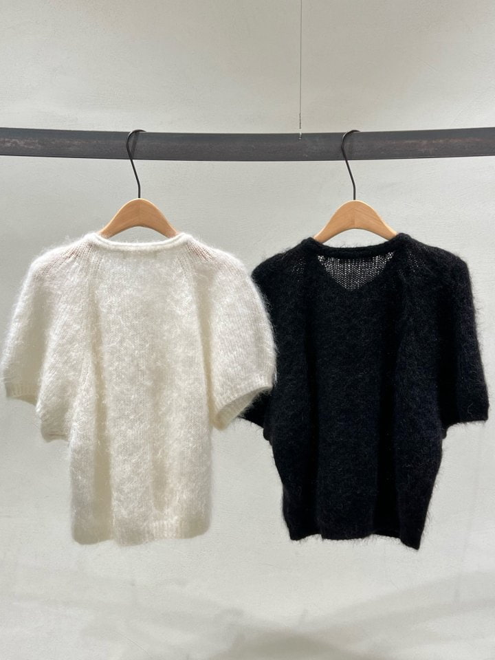 Ohao - Korean Women Fashion - #vintagekidsstyle - Shell Knit Top - 4