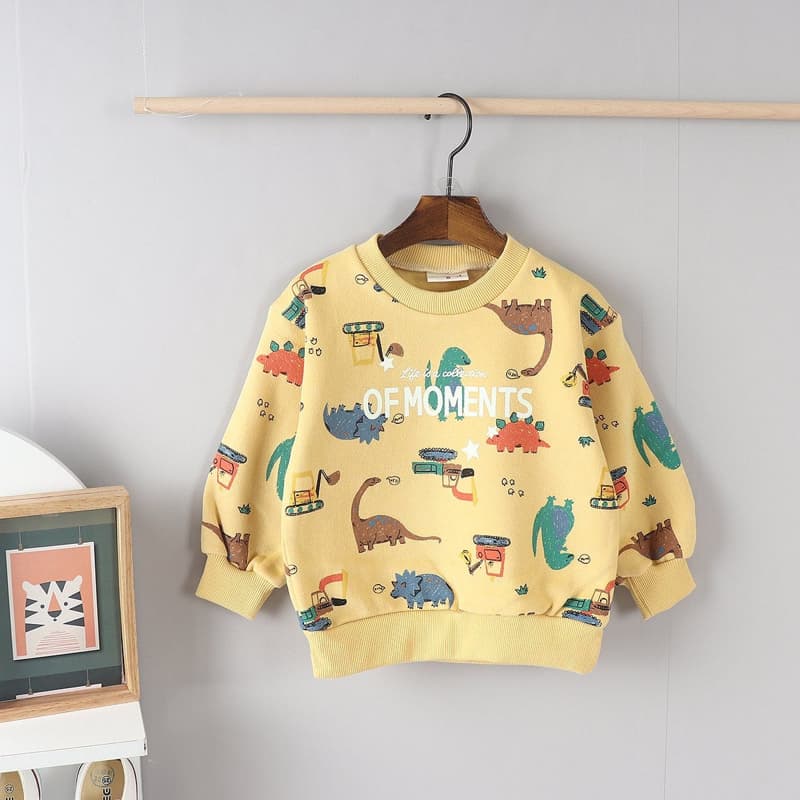 Olive denim - Korean Children Fashion - #Kfashion4kids - Dino Tee - 3